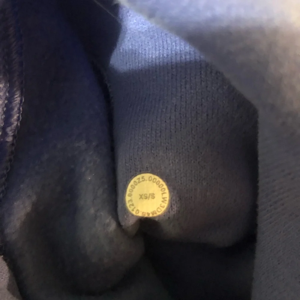 Lululemon Scuba Oversized Half Zip Hoodie Size XS/S Rare Wild Indigo 0 2 4 6